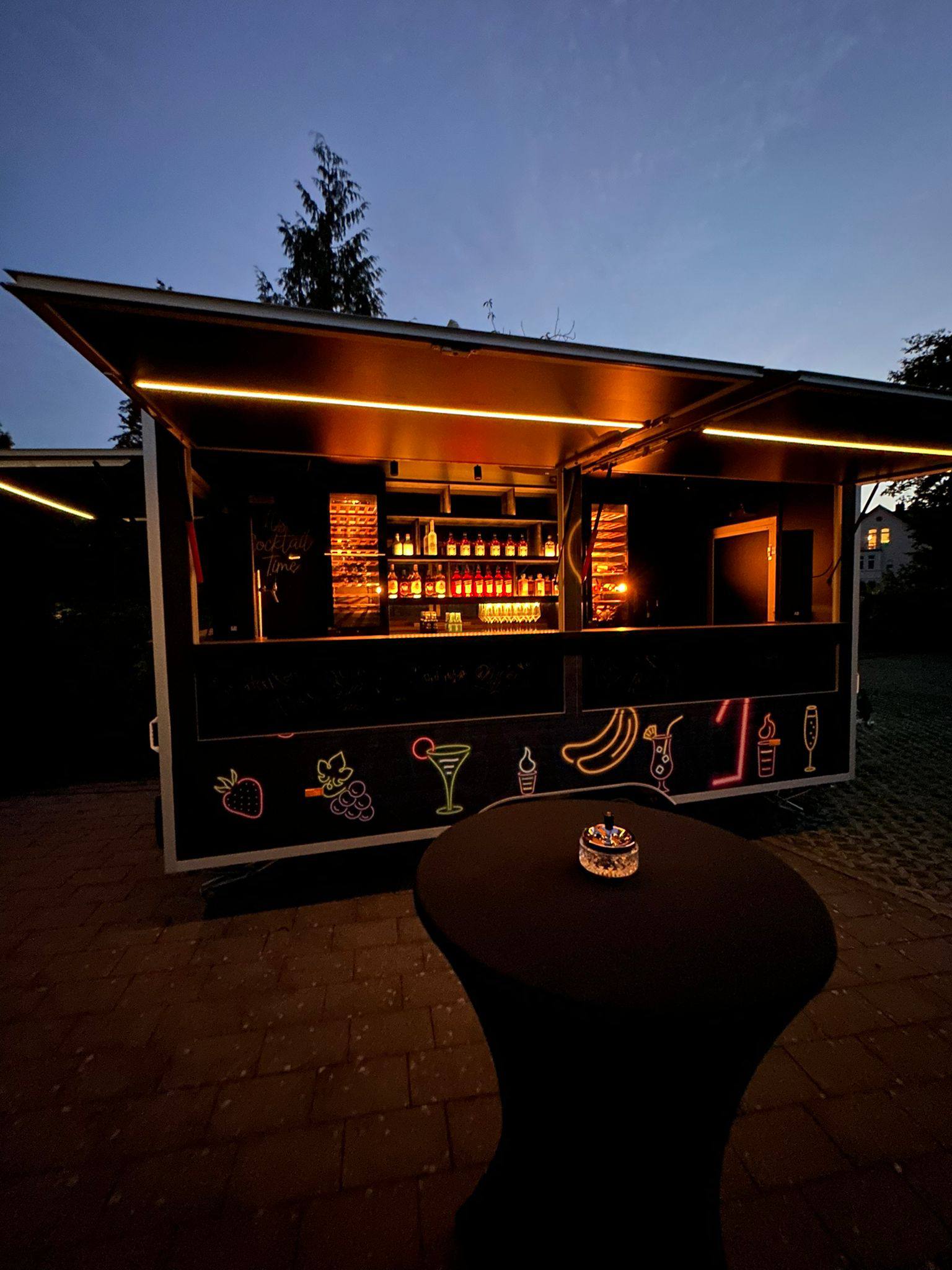 Getr&auml;nkeauswahl an der Mobile Bar